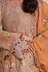 Ramsha Unstitched 3 Piece Luxury Chiffon Vol-27 Suit-F-2708