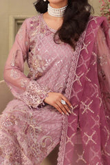 Ramsha Unstitched 3 Piece Luxury Chiffon Vol-27 Suit-F-2709