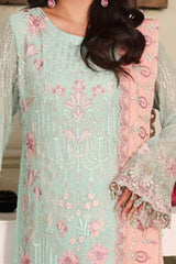 Ramsha Unstitched 3 Piece Luxury Chiffon Vol-27 Suit-F-2710