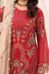Ramsha Unstitched 3 Piece Luxury Chiffon Vol-27 Suit-F-2711