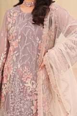 Ramsha Unstitched 3 Piece Luxury Chiffon Vol-27 Suit-F-2712