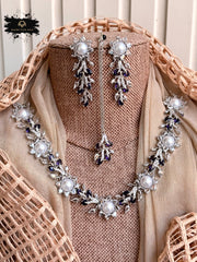 Made For Her-Zarelle Zircon Necklace Set - KSTP1047