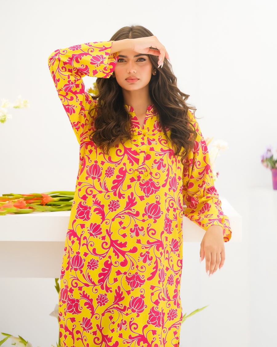 Dhaga Stitched 2 Piece Lawn Collection'2025-Matching separate 005