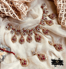 Made For Her-Elara Necklace Set - KSH1071