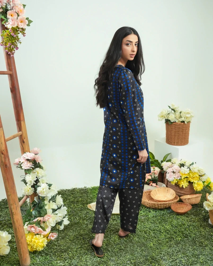Dhaga Stitched 2 Piece Lawn Collection'2025-Matching separate 0042
