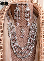 Made For Her-Miravelle Zircon Necklace Set - KSTP1045