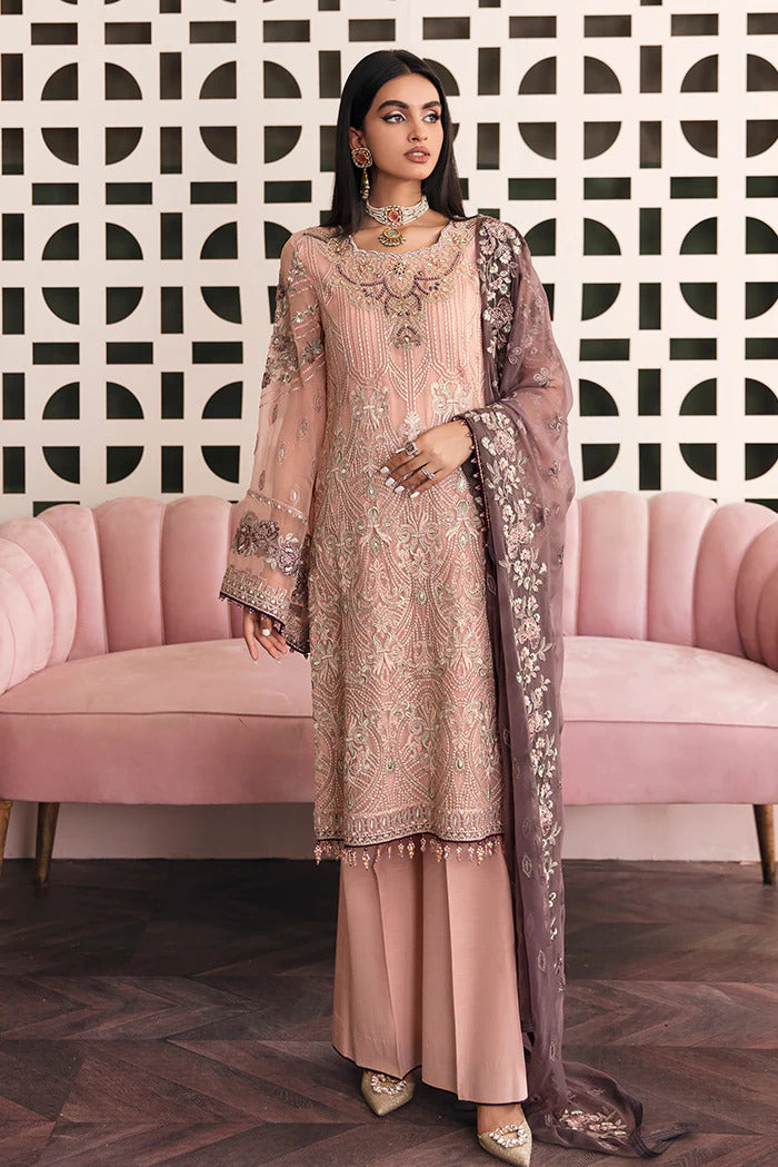 La Florencia by Flossie Unstitched 3 Piece Luxury Chiffon Vol-05 Collection'2022-FE-505