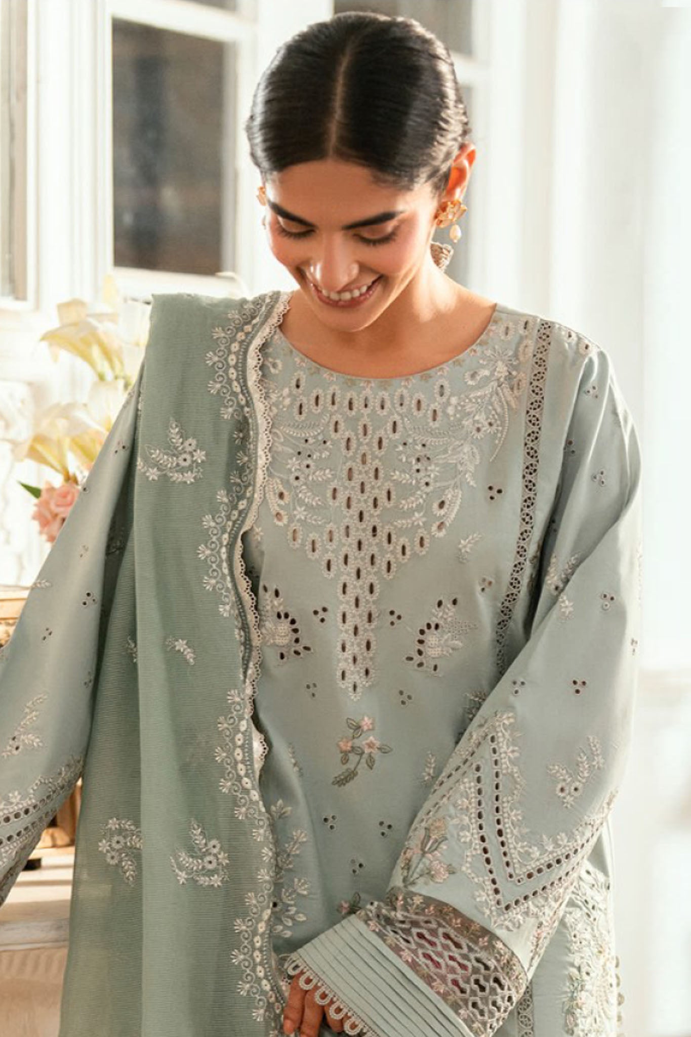 Best Of Florent Unstitched 3 Piece Emb Lawn Eid Edit Collection-FEE-05-A