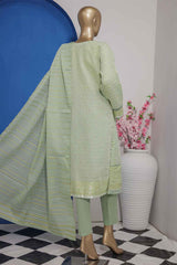 HZ Unstitched 3 Piece Festive Embroidered Jacquard Lawn Suit-FJE-04