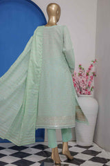 HZ Unstitched 3 Piece Festive Embroidered Jacquard Lawn Suit-FJE-05
