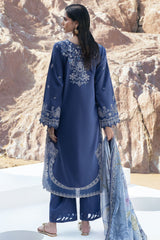 Florent Unstitched 3 Piece Festive Luxury Lawn Suit-FLL-1B