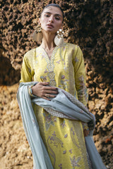 Florent Unstitched 3 Piece Festive Luxury Lawn Suit-FLL-4B