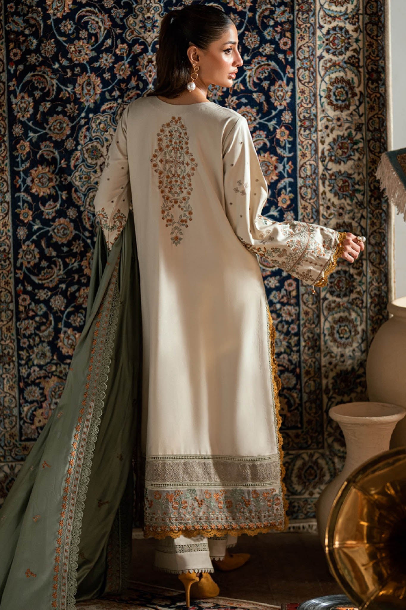 Shades of Winter By Florent Unstitched 3 Piece Marina Twill Collection'2025-FL-1A