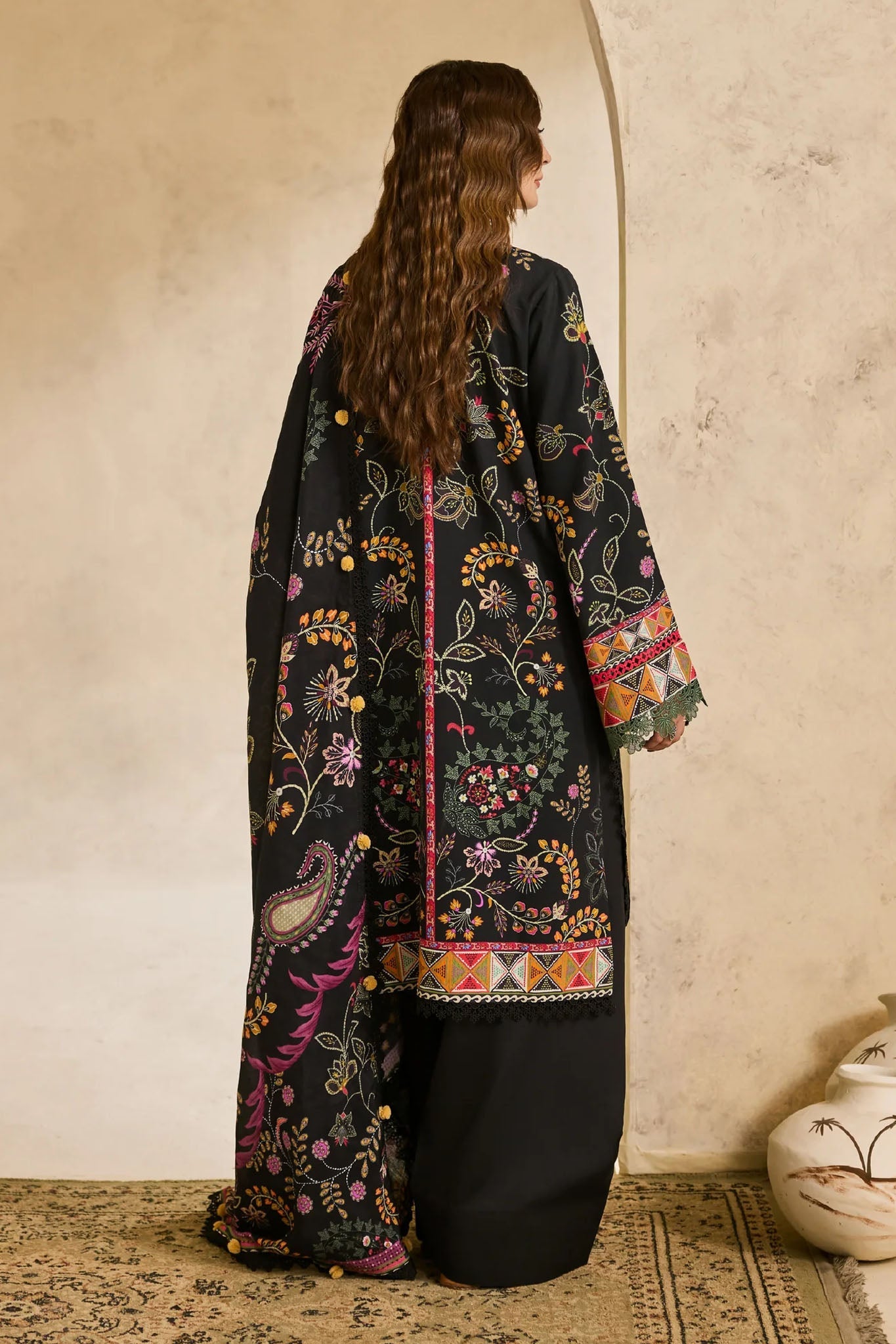 Zync One Nation By Florent Unstitched 3 Piece Winter Vol-01 Collection'2025-FL-02-A