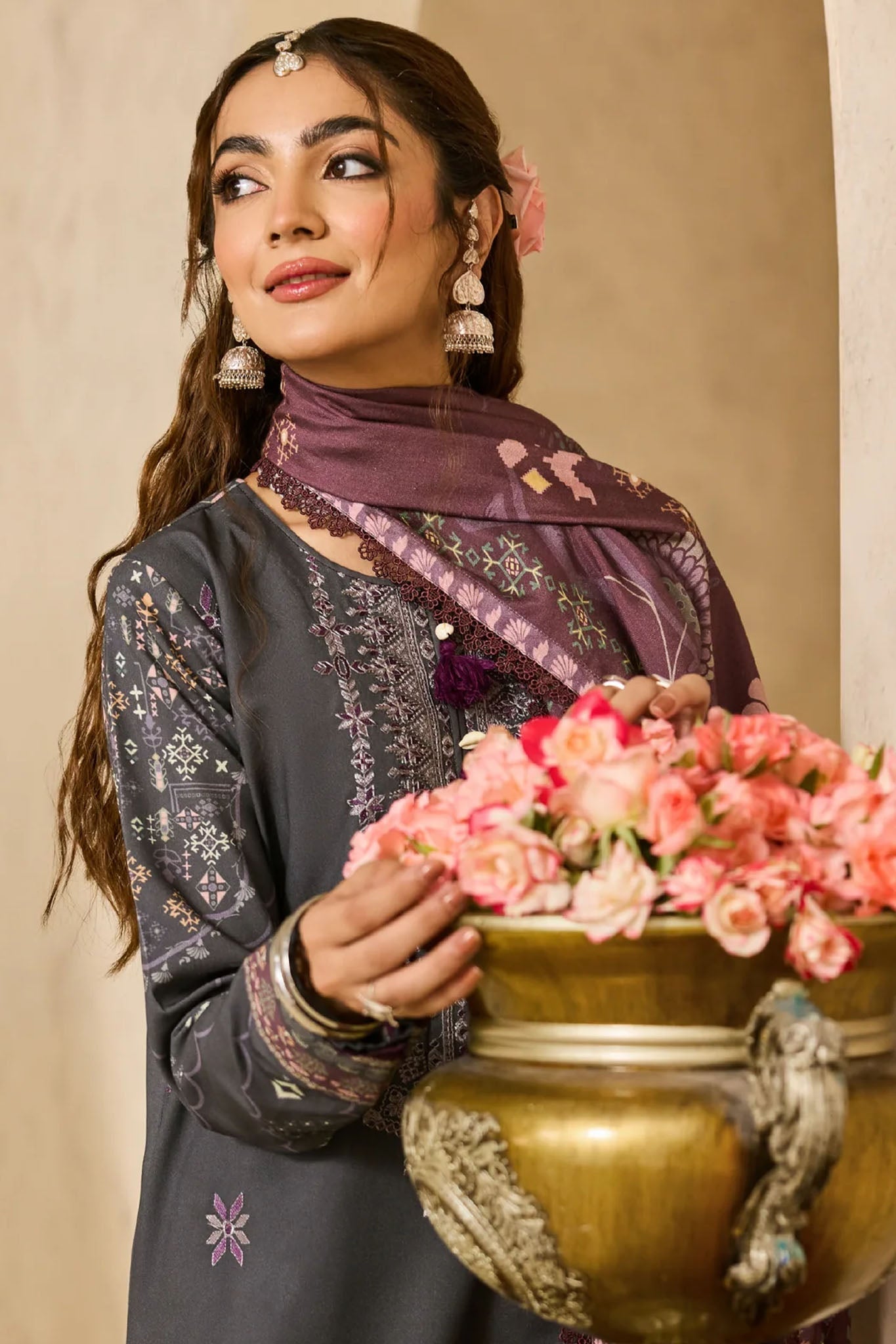 Zync One Nation By Florent Unstitched 3 Piece Winter Vol-01 Collection'2025-FL-03-A