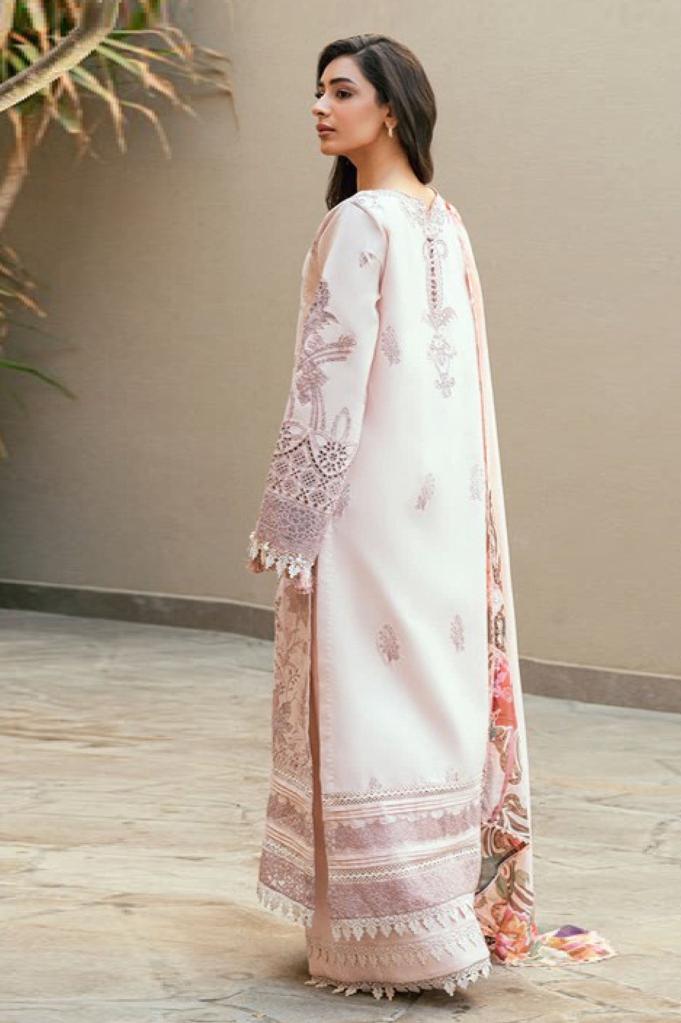 Florent Unstitched 3 Piece Luxury Lawn Eid Edit Collection'2025-FL-03-B