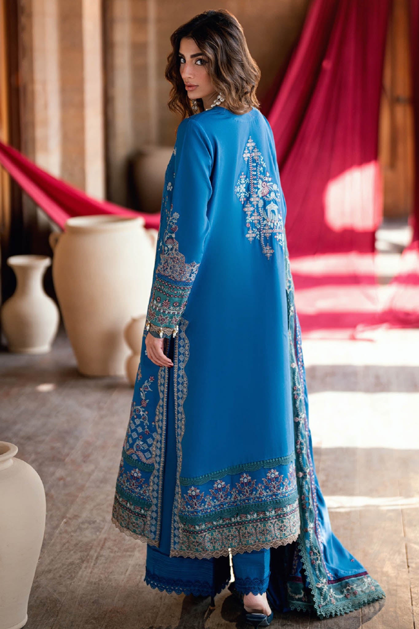 Shades of Winter By Florent Unstitched 3 Piece Marina Twill Collection'2025-FL-3B