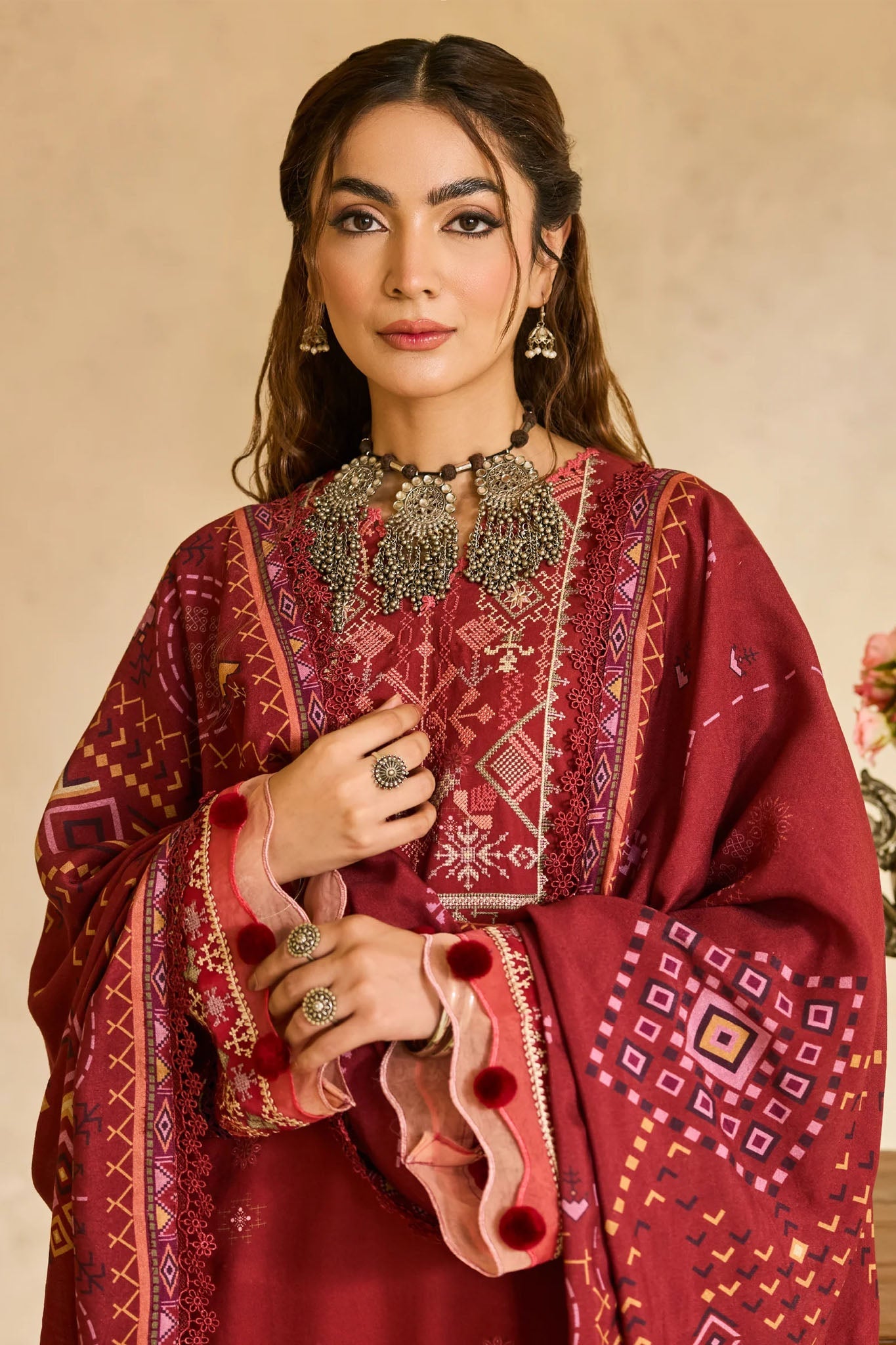 Zync One Nation By Florent Unstitched 3 Piece Winter Vol-01 Collection'2025-FL-04-A