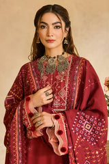 Zync One Nation By Florent Unstitched 3 Piece Winter Vol-01 Collection'2025-FL-04-A