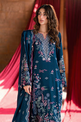 Shades of Winter By Florent Unstitched 3 Piece Marina Twill Suit-FL-4B