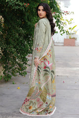 Zync Whispers By Florent Unstitched 3 Piece Winter Collection'2025-FL-6A