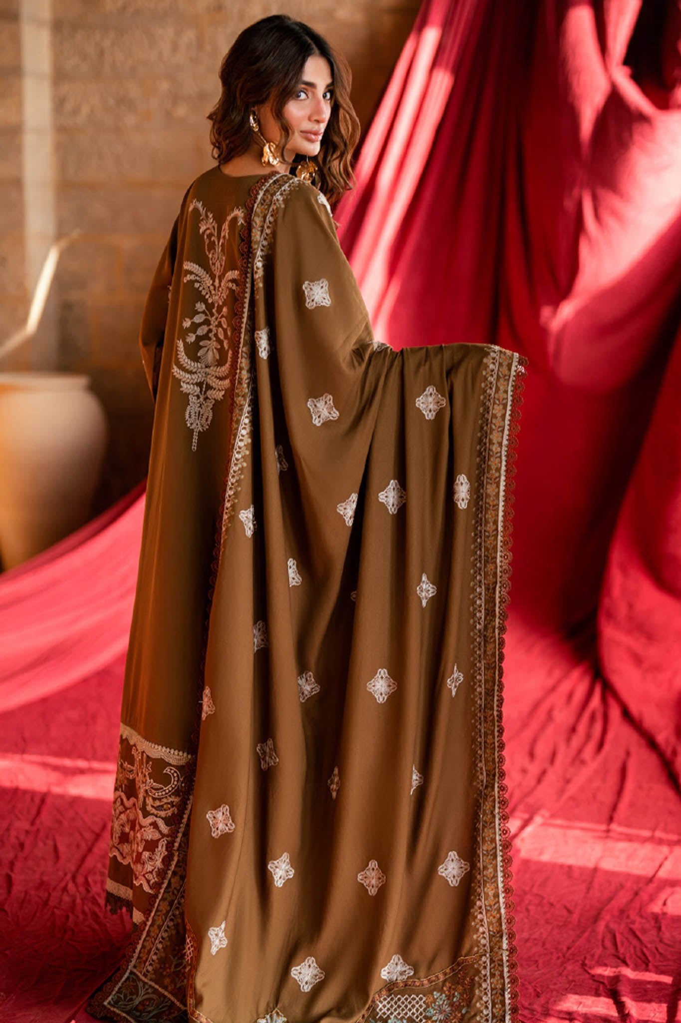 Shades of Winter By Florent Unstitched 3 Piece Marina Twill Collection'2025-FL-6A