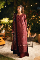 Serenity By Florent Unstitched 3 Piece Winter Collection'2025-FL-6B