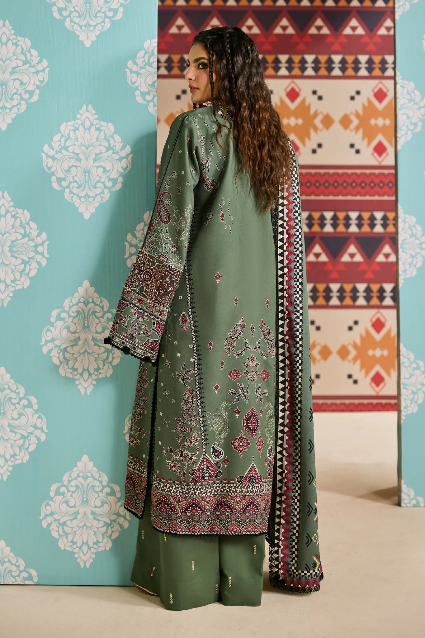 Zync One Nation By Florent Unstitched 3 Piece Winter Vol-01 Collection'2025-FL-06-B
