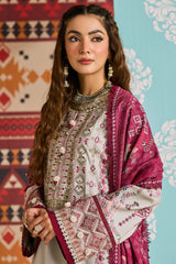 Zync One Nation By Florent Unstitched 3 Piece Winter Vol-01 Collection'2025-FL-07-A