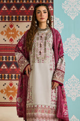 Zync One Nation By Florent Unstitched 3 Piece Winter Vol-01 Suit-FL-07-A