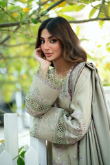 Serenity By Florent Unstitched 3 Piece Winter Collection'2025-FL-7A