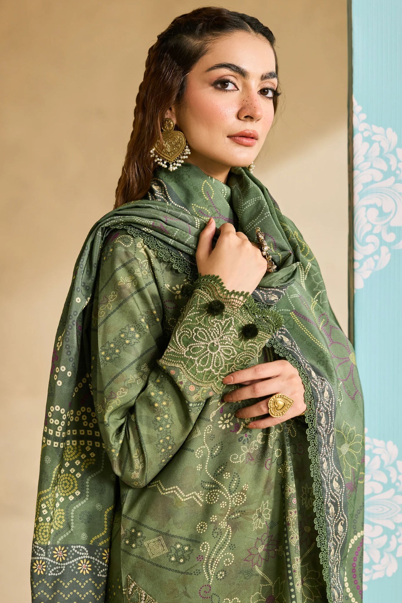 Zync One Nation By Florent Unstitched 3 Piece Winter Vol-01 Collection'2025-FL-08-A