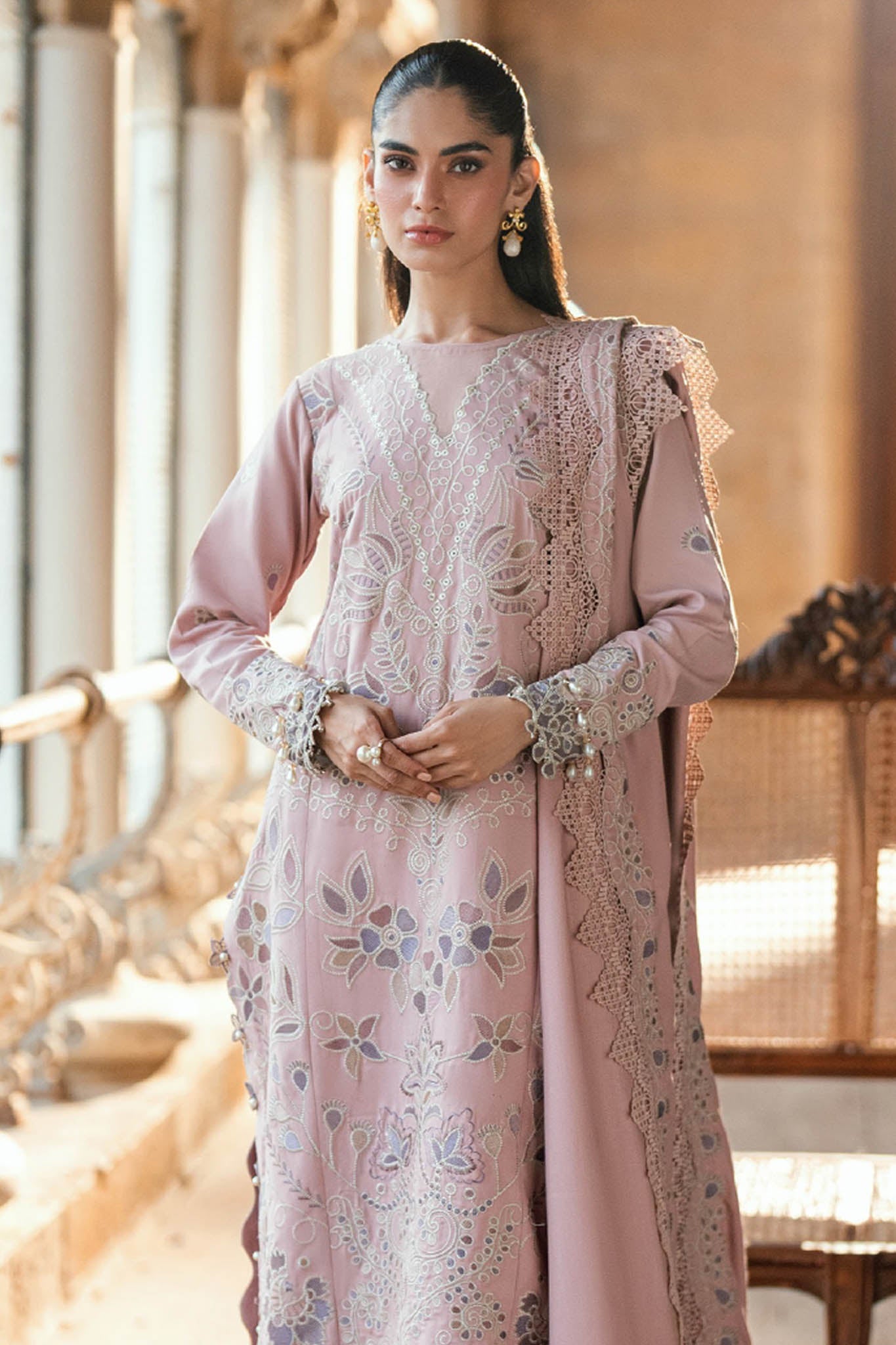 Shades of Winter By Florent Unstitched 3 Piece Marina Twill Collection'2025-FL-8B