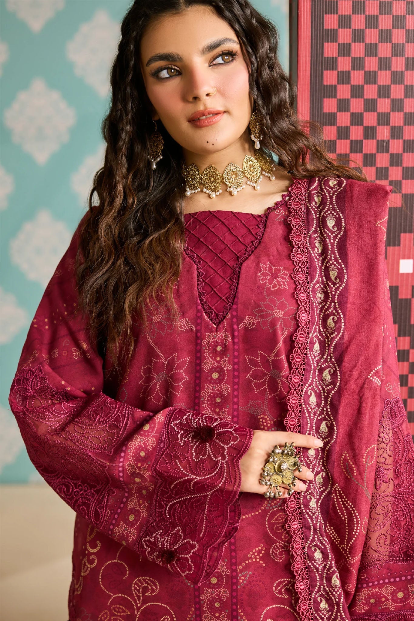 Zync One Nation By Florent Unstitched 3 Piece Winter Vol-01 Collection'2025-FL-08-B