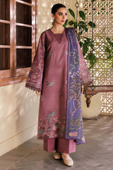 Zync Whispers By Florent Unstitched 3 Piece Winter Collection'2025-FL-9A