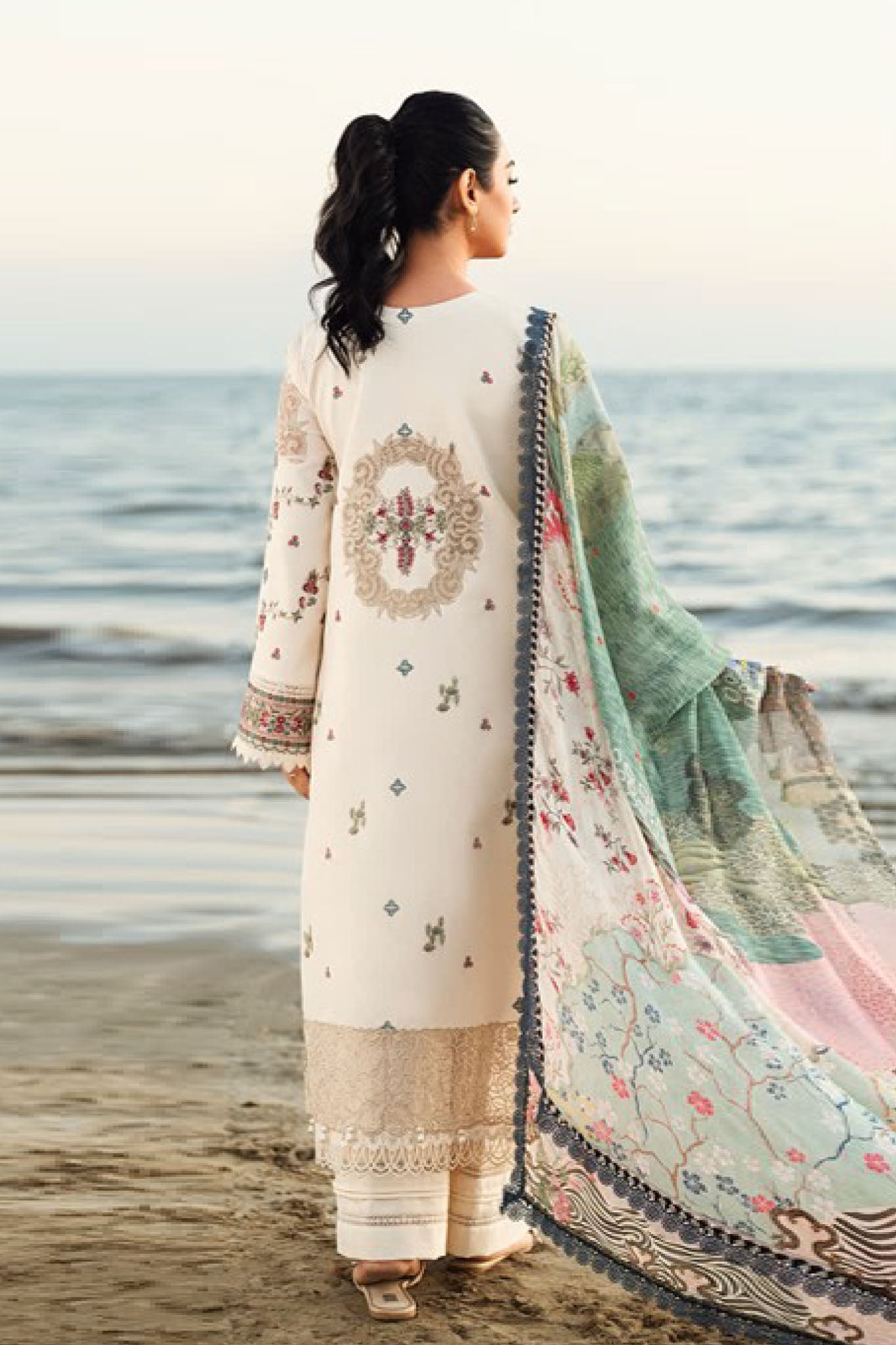 Florent Unstitched 3 Piece Luxury Lawn Eid Edit Collection'2025-FL-09