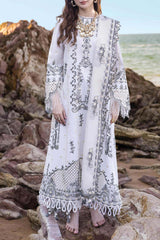 Sahil Kinare by Qalamkar Unstitched 3 Piece Luxury Lawn Suit-FP-02-Fiza