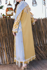 Sahil Kinare by Qalamkar Unstitched 3 Piece Luxury Lawn Suit-FP-03-Selma
