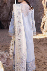 Sahil Kinare by Qalamkar Unstitched 3 Piece Luxury Lawn Suit-FP-04-Firuze