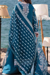 Sahil Kinare by Qalamkar Unstitched 3 Piece Luxury Lawn Suit-FP-16-Kira