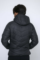 Winter Men's Core By Suitsu Stitched Western Suit-Black Shield Puffer