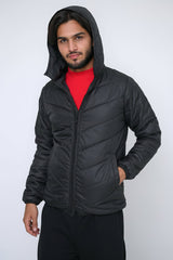Winter Men's Core By Suitsu Stitched Western Suit-Black Shield Puffer