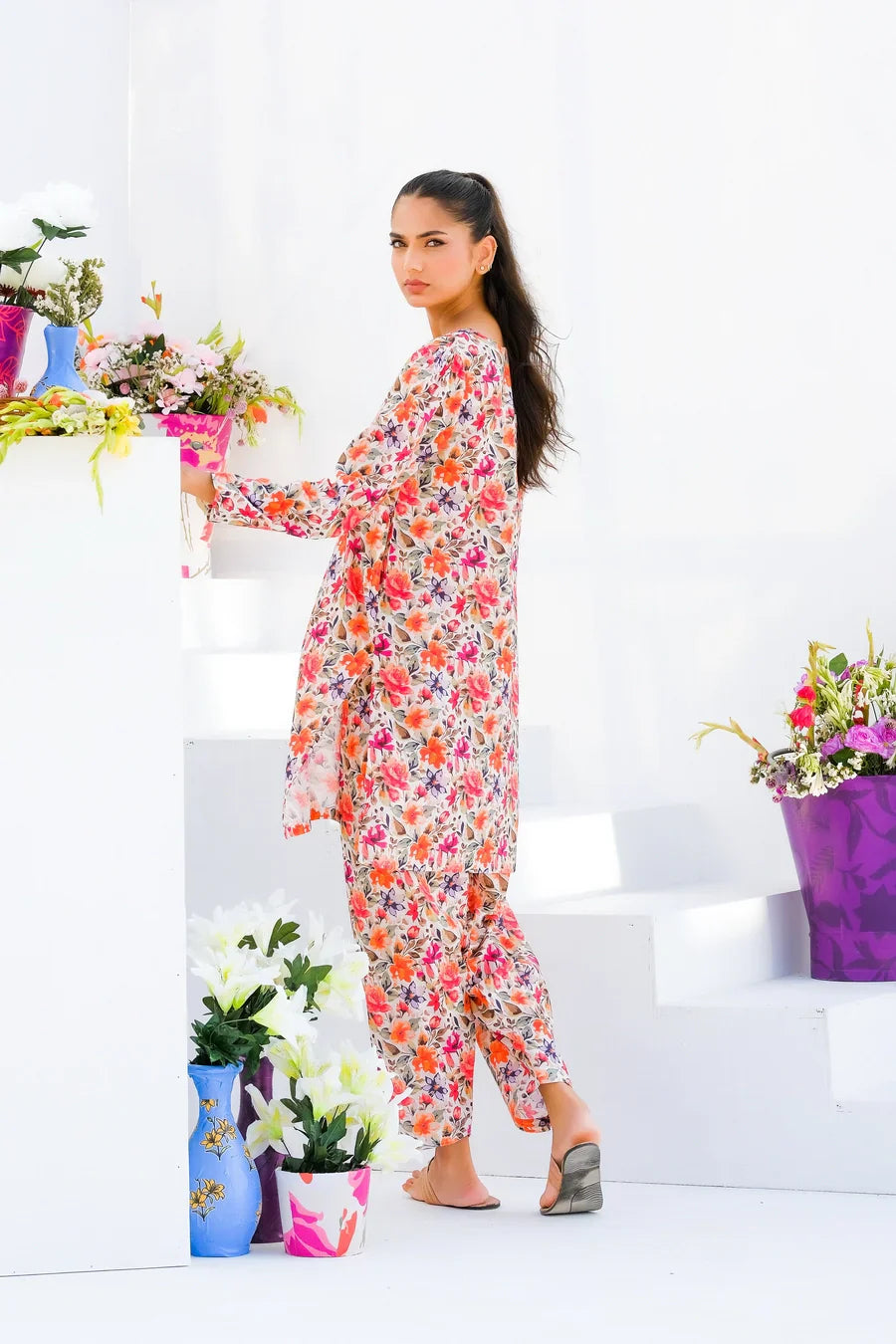 Dhaga Stitched 2 Piece Lawn Collection'2025-Matching separate 0021