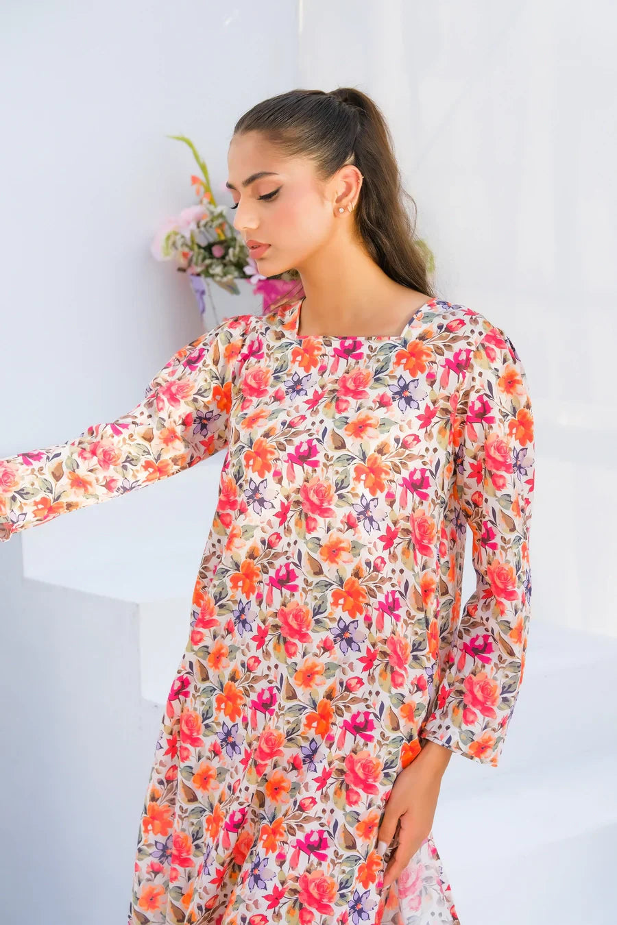 Dhaga Stitched 2 Piece Lawn Collection'2025-Matching separate 0021