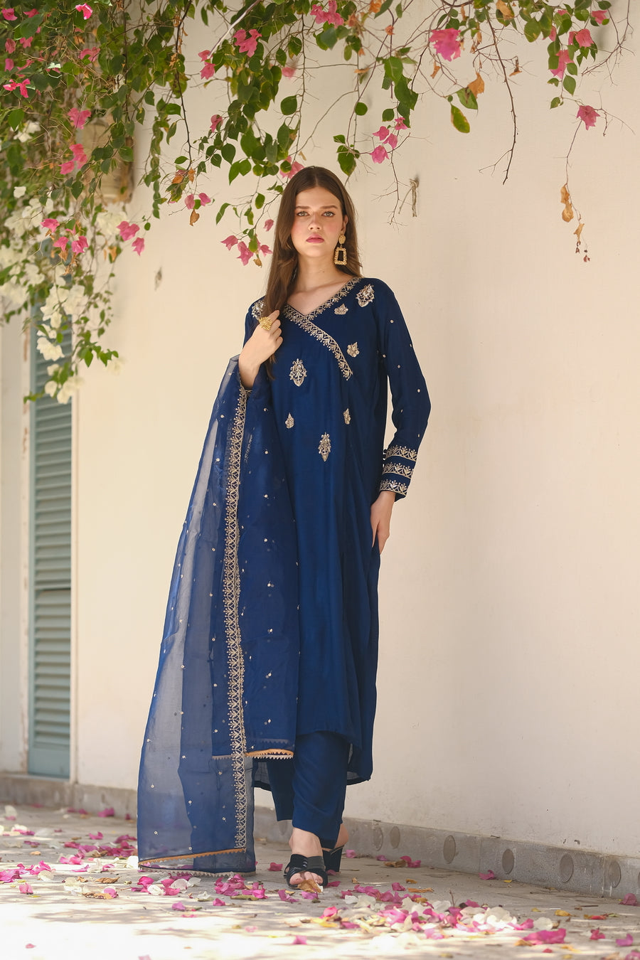 Sprinkles Stitched 3 Piece Formals Luxury Festive Women Collection'2025-Midnight Glam 3pcs- Embroidered