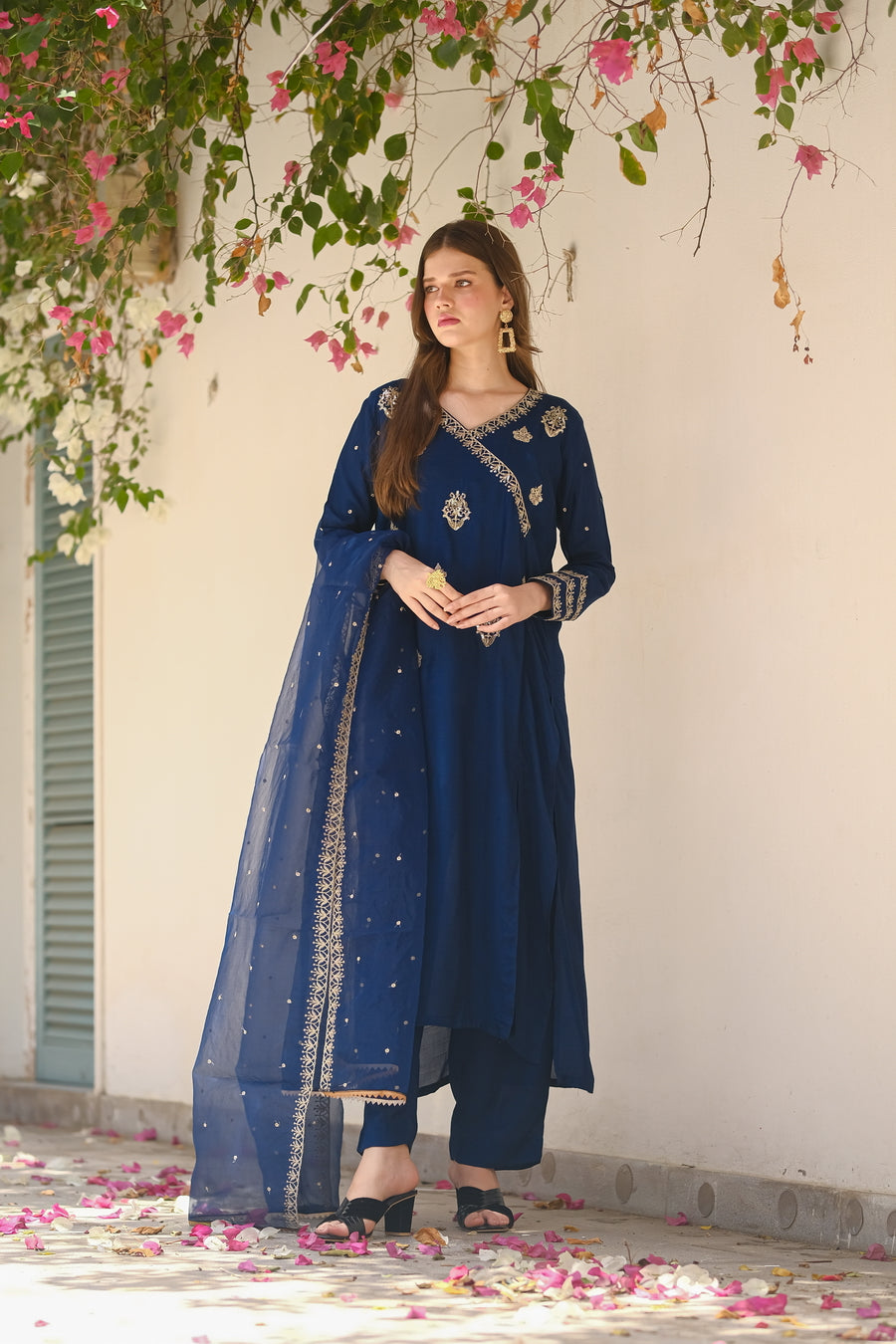 Sprinkles Stitched 3 Piece Formals Luxury Festive Women Collection'2025-Midnight Glam 3pcs- Embroidered