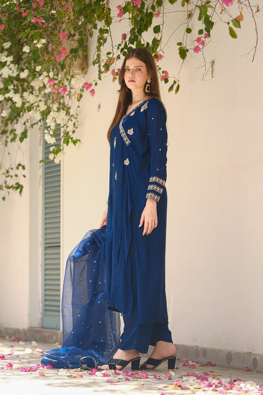 Sprinkles Stitched 3 Piece Formals Luxury Festive Women Collection'2025-Midnight Glam 3pcs- Embroidered