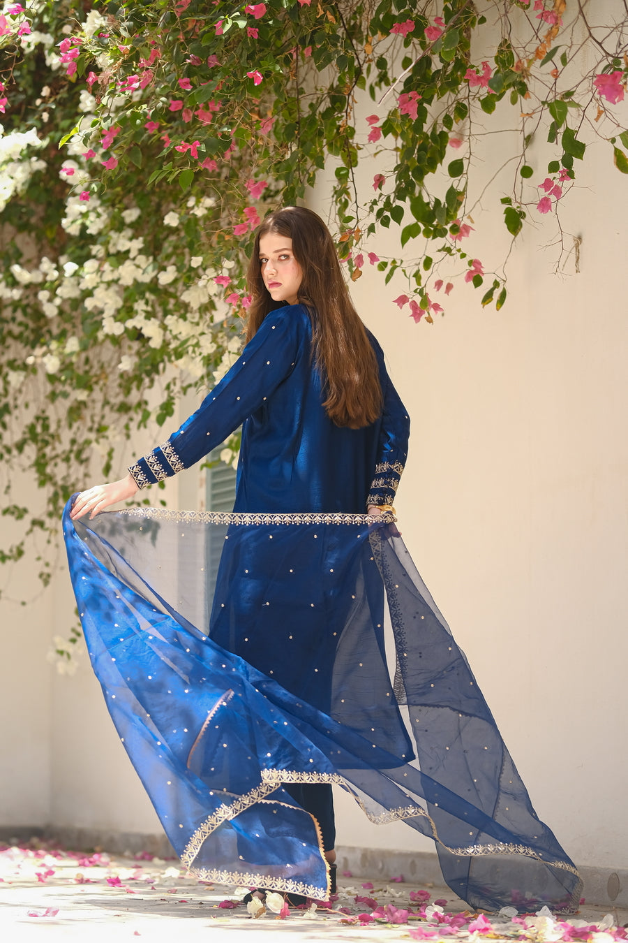 Sprinkles Stitched 3 Piece Formals Luxury Festive Women Collection'2025-Midnight Glam 3pcs- Embroidered