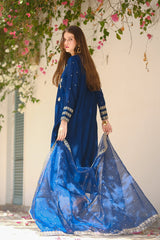 Sprinkles Stitched 3 Piece Formals Luxury Festive Women Collection'2025-Midnight Glam 3pcs- Embroidered