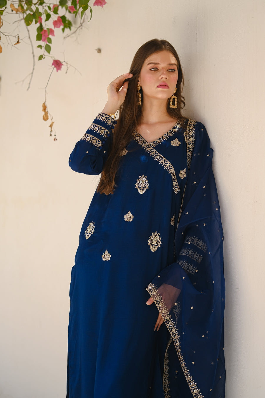 Sprinkles Stitched 3 Piece Formals Luxury Festive Women Collection'2025-Midnight Glam 3pcs- Embroidered
